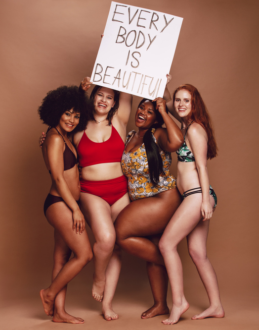 4 vrouwen strijden voor body positivity